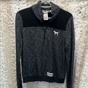 PINK Victoria's Secret Black and Gray woman’s Sweater